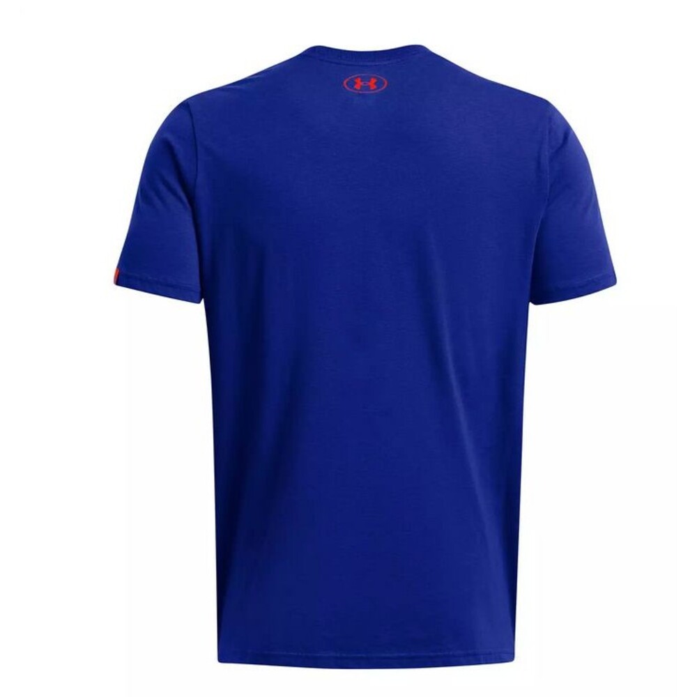 Men's XL T-Shirt Under Armour Freedom Logo Short Sleeve Crew Neck - Picture 2 of 3